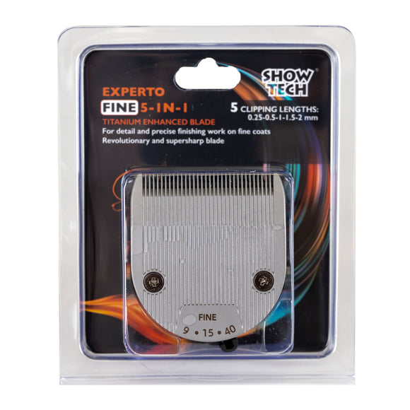 Tech Experto 5 in 1 Fine Grooming Blade – Titanium-Coated Ceramic, Precision Finishing