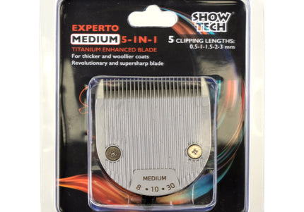 Tech Experto 5 in 1 M Grooming Clipper – Titanium-Coated Ceramic Blade, Adjustable Cutting Length