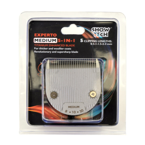 Tech Experto 5 in 1 M Grooming Clipper – Titanium-Coated Ceramic Blade, Adjustable Cutting Length