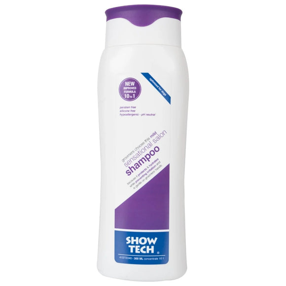 Show Tech Sensational Salon Shampoo – Universal Concentrate 1:10, 300ml, Gentle Cleansing Formula