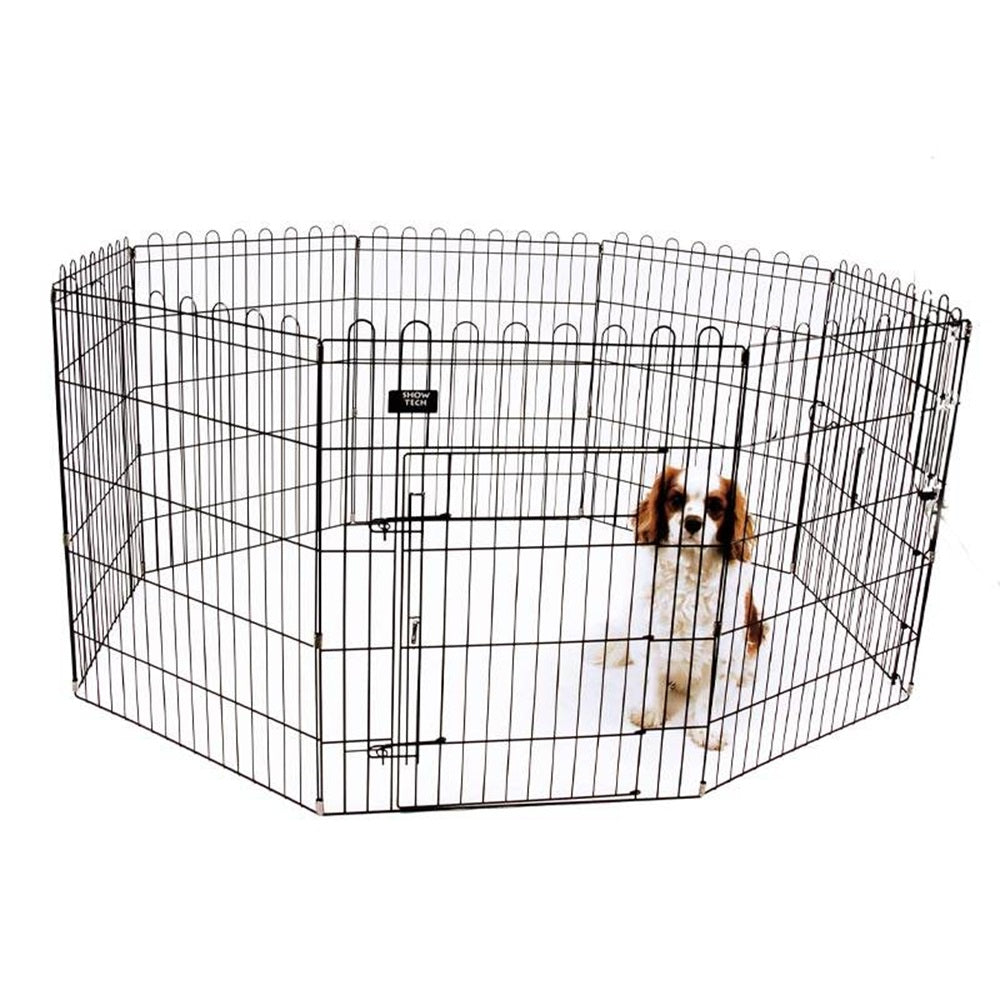 Show Tech X Pen Dog Playpen 91cm – 8 Panel Fence – GROOMICA