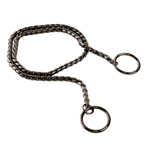 Show Tech Snake Chain Anthracite – Elegant 70cm Metal Exhibition Chain, Durable Finish