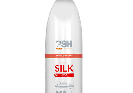 PSH Pro Silk Shampoo – Gentle Concentrate for Sensitive Skin, 1:4 Dilution, 1L Bottle