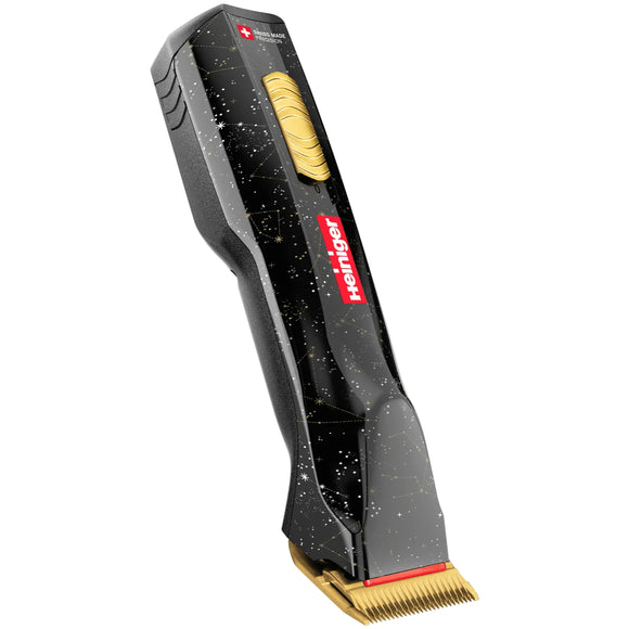 Heiniger Sirius Gold Cordless Hair Clipper – Two-Speed Set with 0.5mm Precision Blade