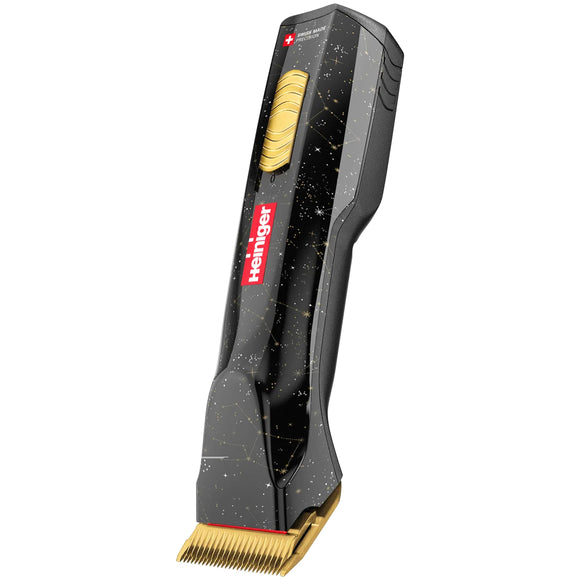 Heiniger Sirius Gold Cordless Hair Clipper – Two-Speed Set with 0.5mm Precision Blade
