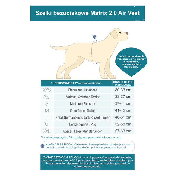 Max&Molly Air Vest Matrix 2.0 Dog Harness – Pressure-Free, QR ID, Sand Beige, Small