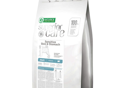 Nature's Protection Superior Care Lamb Dog Food – Sensitive Skin and Stomach Formula, 10kg