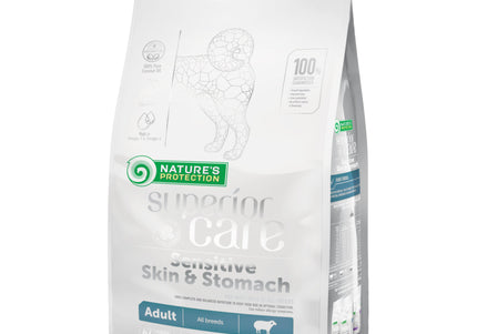 Nature's Protection Superior Care Lamb Dog Food – Sensitive Skin and Stomach Formula, 1.5kg