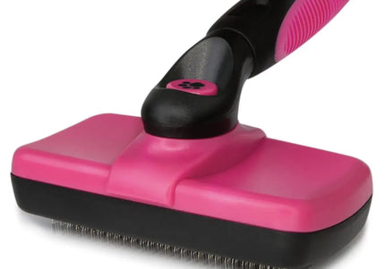 Bugalugs Slicker Brush – Retractable Pin Grooming Tool with Ergonomic Handle, Tangle Removal