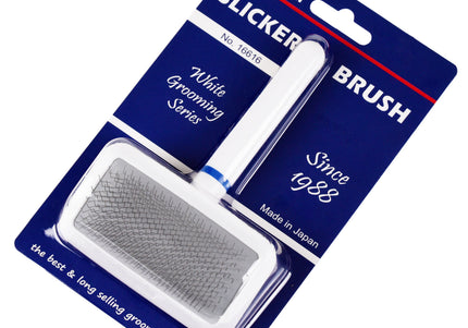 DoggyMan Small Slicker Brush – Compact Grooming Tool with Fine Bristles for Tangle Removal