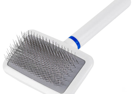 DoggyMan Small Slicker Brush – Compact Grooming Tool with Fine Bristles for Tangle Removal