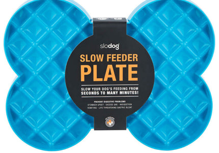 LickiMat Slodog Slow Eating Bowl – Black Non-Slip Licking Tray, Promotes Healthy Feeding