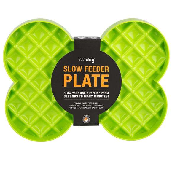 LickiMat Slodog Slow Eating Bowl – Black Non-Slip Licking Tray, Promotes Healthy Feeding