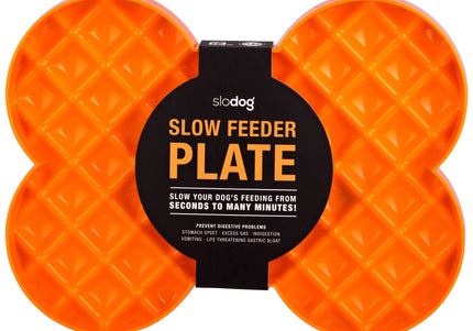 LickiMat Slodog Slow Eating Bowl – Black Non-Slip Licking Tray, Promotes Healthy Feeding