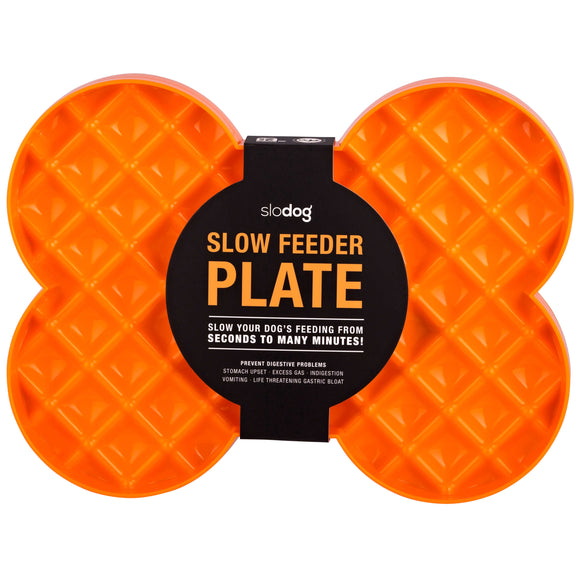 LickiMat Slodog Slow Eating Bowl – Black Non-Slip Licking Tray, Promotes Healthy Feeding