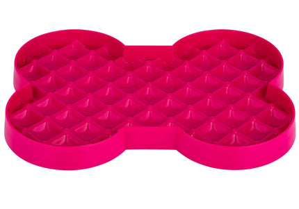 LickiMat Slodog Slow Eating Bowl – Black Non-Slip Licking Tray, Promotes Healthy Feeding