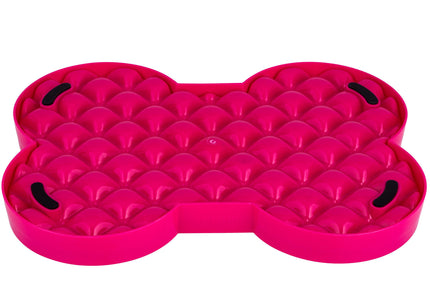LickiMat Slodog Slow Eating Bowl – Black Non-Slip Licking Tray, Promotes Healthy Feeding