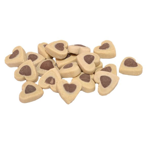 Recosnack Lamb and Rice Heart-Shaped Dog Training Treats - 500 g