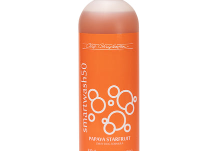Chris Christensen Smart Wash Papaya Starfruit Shampoo – Deep Cleansing Concentrate, Papaya Scent, 473ml