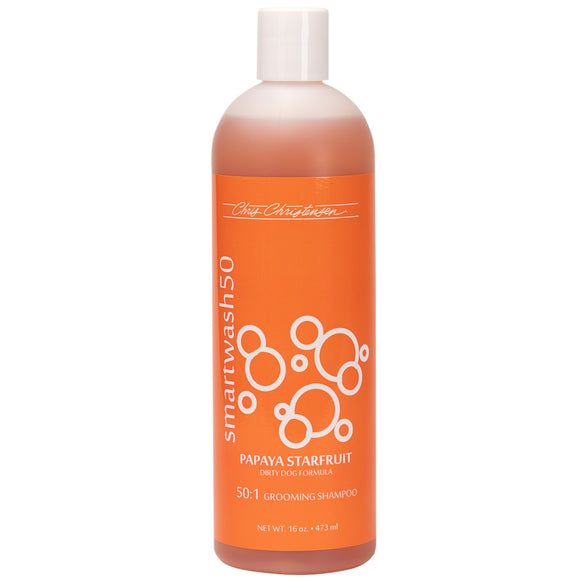 Chris Christensen Smart Wash Papaya Starfruit Shampoo – Deep Cleansing Concentrate, Papaya Scent, 473ml