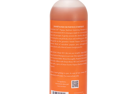 Chris Christensen Smart Wash Papaya Starfruit Shampoo – Deep Cleansing Concentrate, Papaya Scent, 473ml