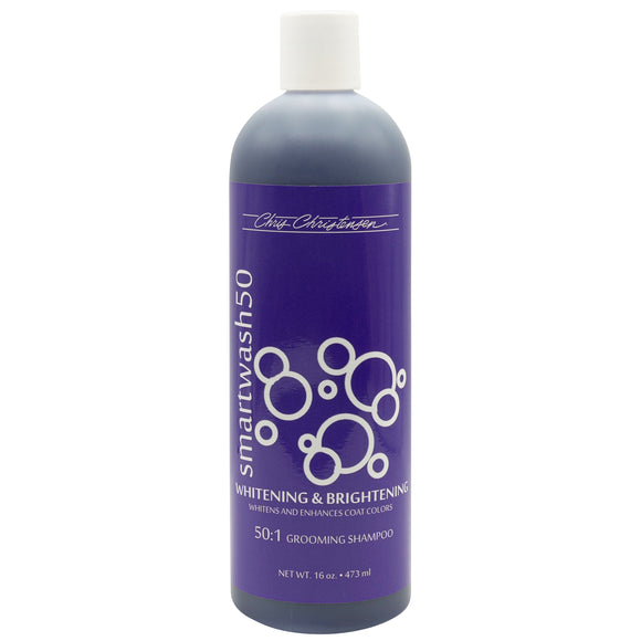 Chris Christensen Smart Wash 50 Whitening & Brightening Shampoo – Concentrated Color-Enhancing Formula, 473ml
