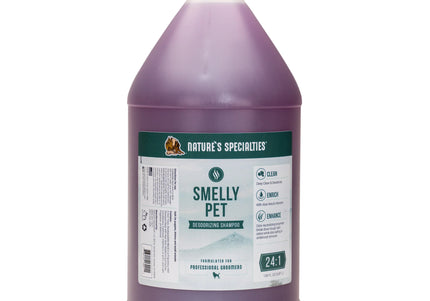 Nature's Specialties Smelly Pet Enzymatic Shampoo – Odor-Eliminating Concentrate, 3.8L