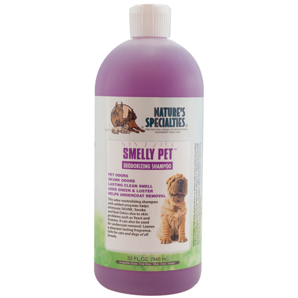 Nature's Specialties Smelly Pet Shampoo – Enzymatic Odor-Eliminating Concentrate, 946ml