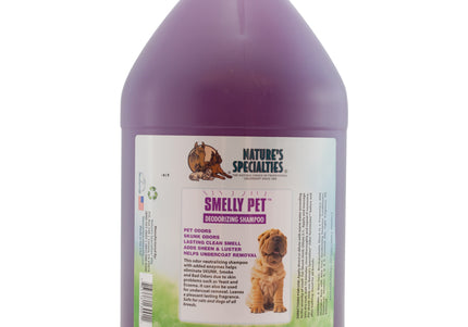 Nature's Specialties Smelly Pet Enzymatic Shampoo – Odor-Eliminating Concentrate, 3.8L