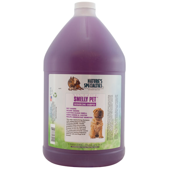 Nature's Specialties Smelly Pet Enzymatic Shampoo – Odor-Eliminating Concentrate, 3.8L
