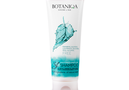 Botaniqa Show Line Soothing & Shiny Coat Shampoo – Gentle Formula for Sensitive, Trimmed Skin, 250ml