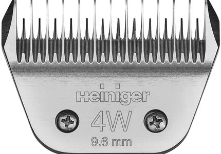 Heiniger Wide Blade 4W – Stainless Steel Snap-On Razor Blade, 9.6mm Cutting Width
