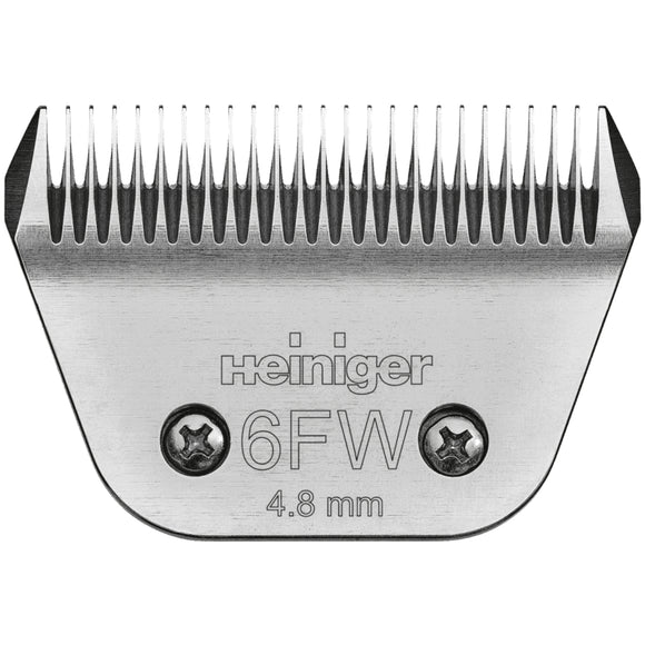 Heiniger Fine Wide Blade 6FW – Stainless Steel Snap-On Razor Blade, 4.8mm Precision Cut