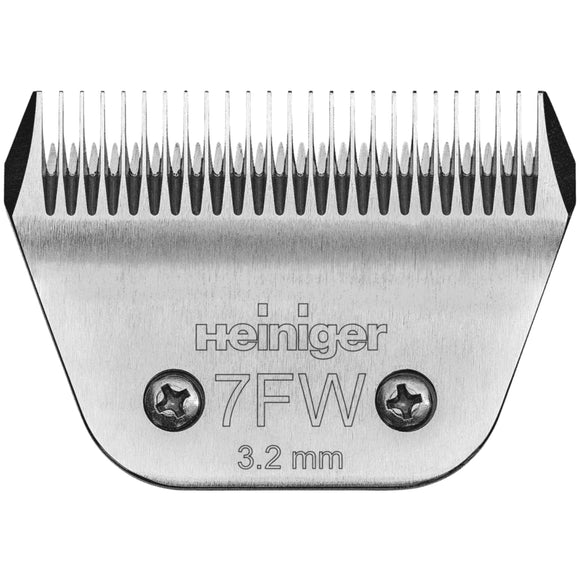 Heiniger Fine Wide Blade 7FW – Stainless Steel Snap-On Razor Blade, 3.2mm Precision Cut