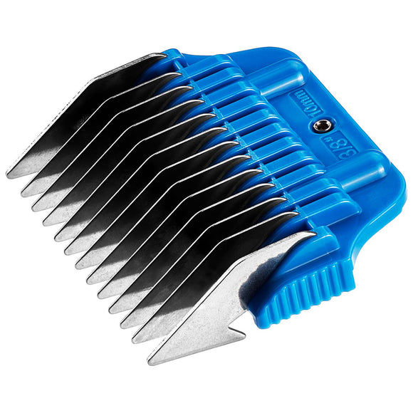 Heiniger W-Snap-on Set of Nine Wide Stainless Steel Clipper Combs