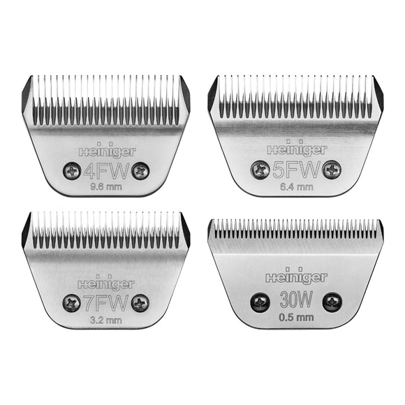 Heiniger Carry Case with Attachment Combs and Snap-On Blades