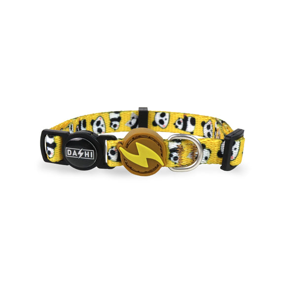 Dashi Snooze Cat Collar – Soft Adjustable Collar with Cute Panda Pattern Design