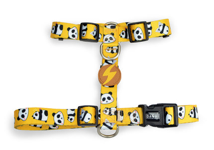 Dashi Snooze Back Harness – Adjustable Guard Harness with Panda Pattern, Extra Small Size