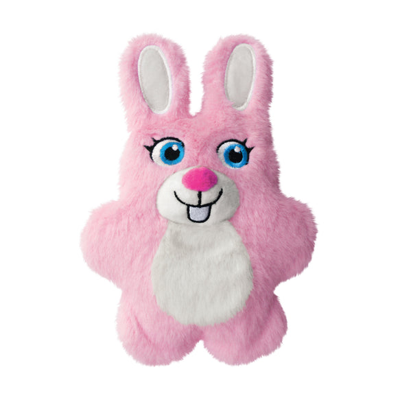 KONG Snuzzles Kiddos Bunny Small – Plush Rabbit Toy with Large Squeaker, Soft and Durable