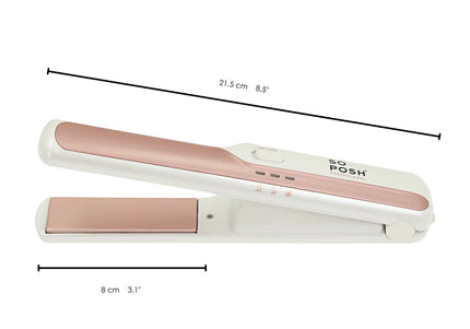 So Posh Ceramic Cordless Hair Straightener – Professional Mini Styling Tool with Ceramic Coating