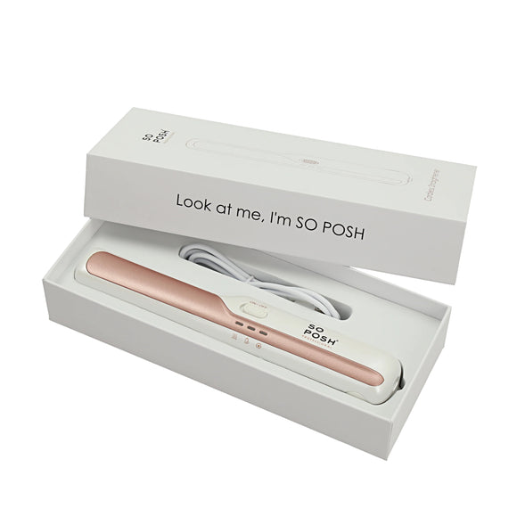 So Posh Ceramic Cordless Hair Straightener – Professional Mini Styling Tool with Ceramic Coating