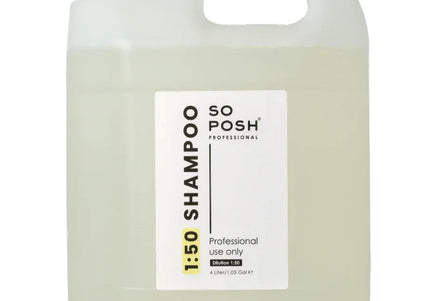 So Posh 1:50 Deep Cleansing Shampoo Concentrate – Professional Formula, 4L