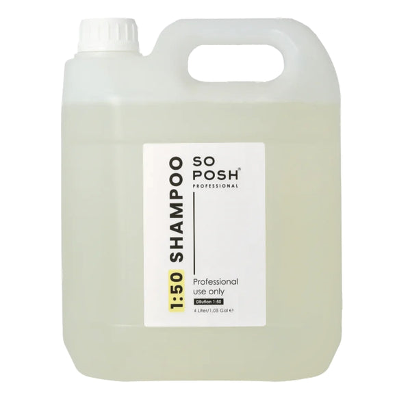 So Posh 1:50 Deep Cleansing Shampoo Concentrate – Professional Formula, 4L