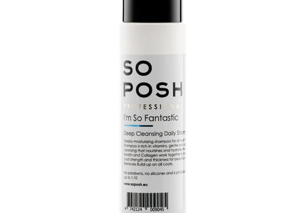 So Posh I'm So Fantastic Moisture Shampoo – Deep Cleansing Concentrate, Hydrating Formula, 250ml