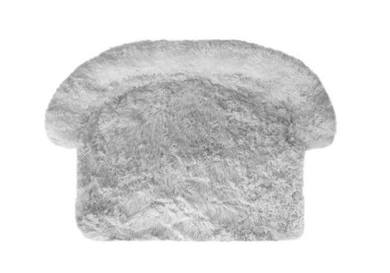 Record Batuffolo Sofa Plush Pet Bed Grey – Large Size, Soft Supportive Cushion