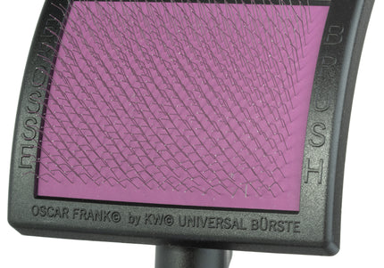 KW Oscar Frank DeLux Soft Slicker Brush – Large, Gentle Bristles for Delicate Coats