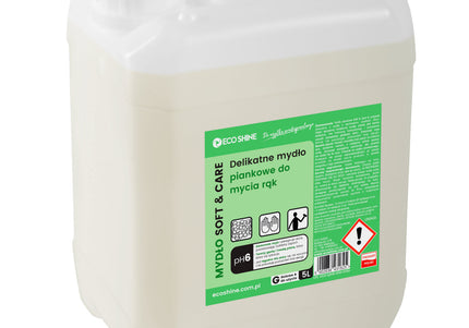 Eco Shine Soft&Care Gentle Foaming Hand Soap 5L – Mild Cleansing, Moisturizing Formula