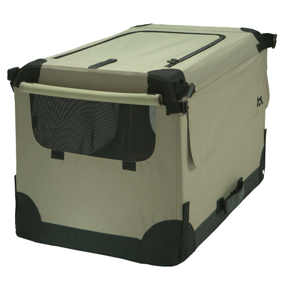 Maelson Soft Kennel Replacement Cover – Durable Beige Fabric, Large Size, Easy-Fit Design