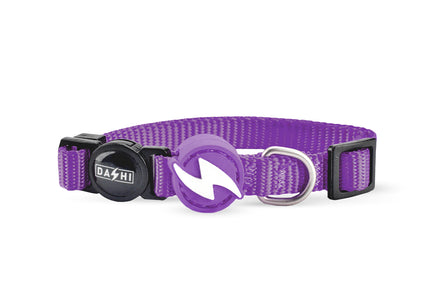 Dashi Solid Cat Collar – Nylon Adjustable Collar with Intense Brown Color, Durable Buckle