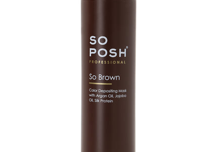 So Posh So Brown Color Depositing Mask – Professional Brown Hair Tint, 250ml